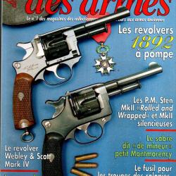 gazette des armes 358 1892 &agrave; pompe, sabre de mineur, sten mark II part 3, webley  et scott mark IV