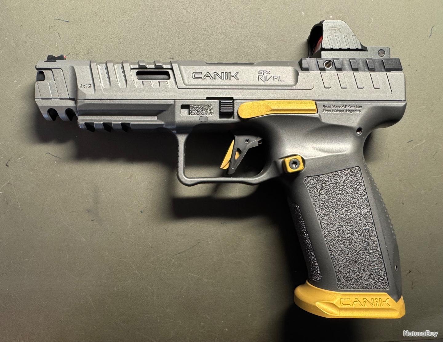 CANIK SFX RIVAL 9MM avec point rouge Mecanik - Parfait état - Pistolets ...