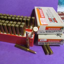 40 balles de 270 WINCHESTER SUPER X SIVER TIP 130 GR  X2703