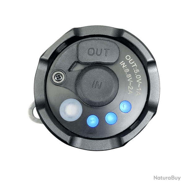 Powertac Projecteur De Recherche X10k (6000/1500/200Lu - Ir850Nm) Avec Batterie Seule