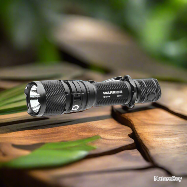 Powertac Lampe Warrior G4, 4200 / 1430 / 333 / 95Lu, Strobe