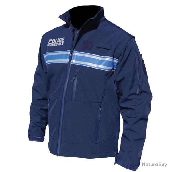 Abilis - Ubas Police Municipale Col Zip Bleu Marine B Gitane Manches Amovible�