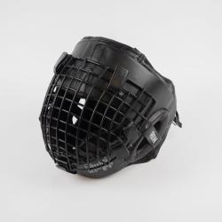 Metal Boxe Casque De Protection Sport De Combat Avec Grille Metal - Noir - L