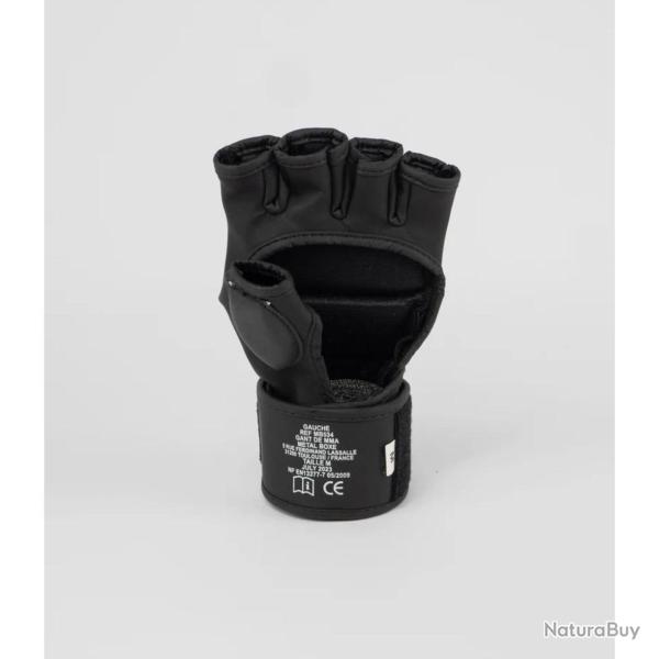 Metal Boxe Mitaines Gants D'Entrainement Combat Libre Noir Jr � Taille Junior