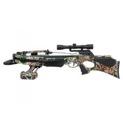 Arbal&egrave;te &agrave; poulies BRAVE 360 JUNXING Camo + Lunette 4X32 multi-r&eacute;ticule - 165 Lbs