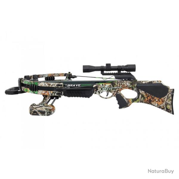 Arbal�te � poulies BRAVE 360 JUNXING Camo + Lunette 4X32 multi-r�ticule - 165 Lbs
