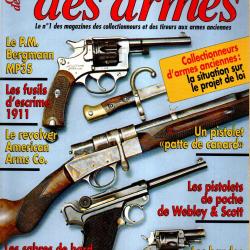 gazette des armes 324 bandes d'alimentation mg17 et mg81 part 2, pm bergmann mp35/1, patte de canard