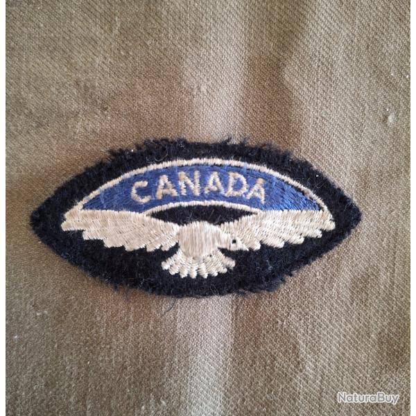 WW2  INSIGNE D �PAULE CANADA AIR FORCE (RCAF) ORIGINAL