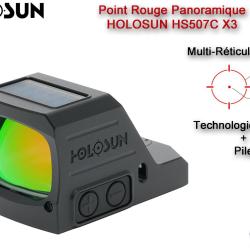 Point Rouge Panoramique HOLOSUN HS507C X3 - Multi R&eacute;ticules