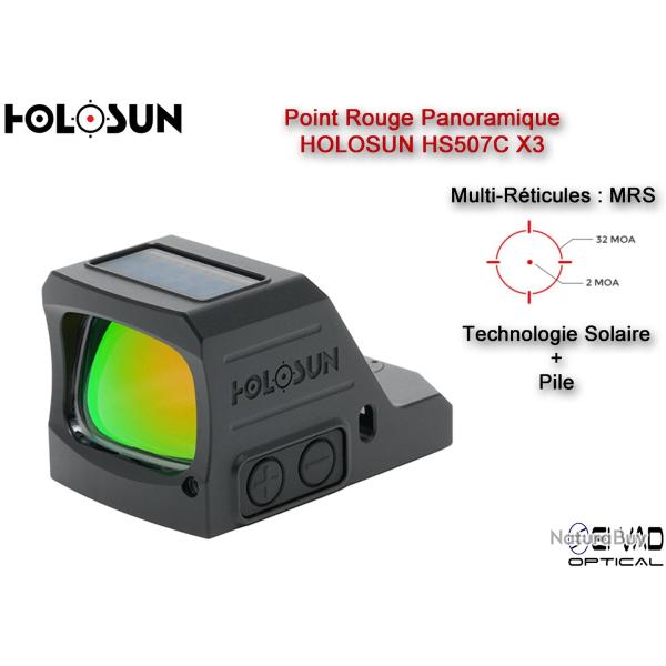 Point Rouge Panoramique HOLOSUN HS507C X3 - Multi R�ticules