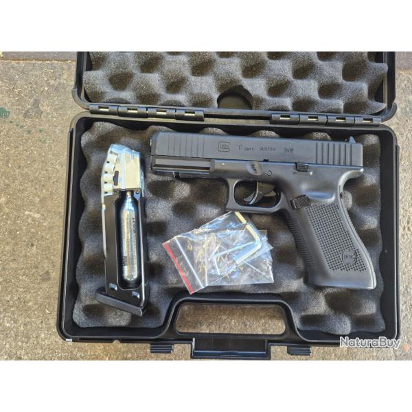 Pistolet glock17 umarex CO2 bb ou plomb jupe
