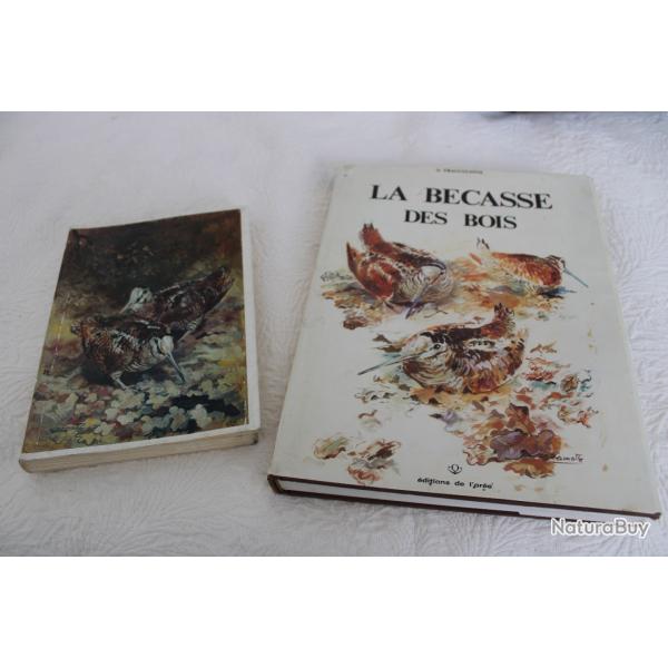 Lot 2 livres la b�casse des bois