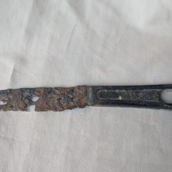 WW2 US COUVERT/COUTEAU MILITAIRE AM&Eacute;RICAIN M26 MANCHE BAKELITE 100% OMAHA BEACH  (39-45)