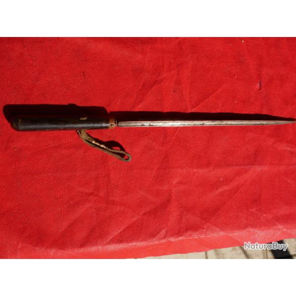 Manche et lame de canne Ep�e avec m�canisme de blocage