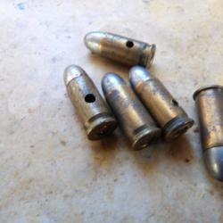 une 7,65 7.65 32 acp neutralis&eacute;es maquis OSS BCRA Welrod Ruby FN 10/22 Walter PP PPK ww2 parachutage