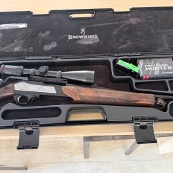 Bar Mk3 browning 2021 avec Kite optics K6 2-12X50I HD gravure sanglier cerfLin&eacute;aire calibre 30-06