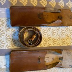 Porte chargeurs cuir PM Mat 49 et ceinturon