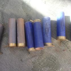 8 &eacute;tuis vides  &agrave; broche calibre 16