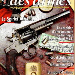 gazette des armes 334 spirlet abcd, ades et cartouches suffocantes de 1914 part 2, automatique weble