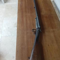 Fusil syst&egrave;me lefaucheux a chien percussion centrale