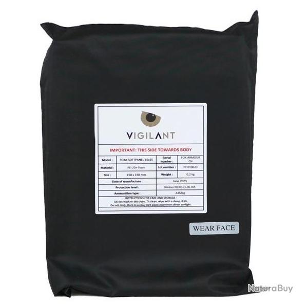 Insert Balistique Nij Iiia (15X20 Cm) A L'Unite