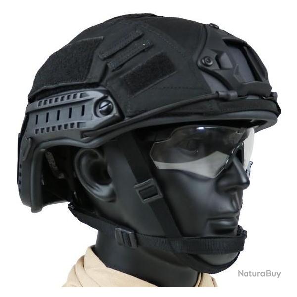 Casque Balistique Avec Rails Et Shroud - Taille L (54/58Cm) - Vert