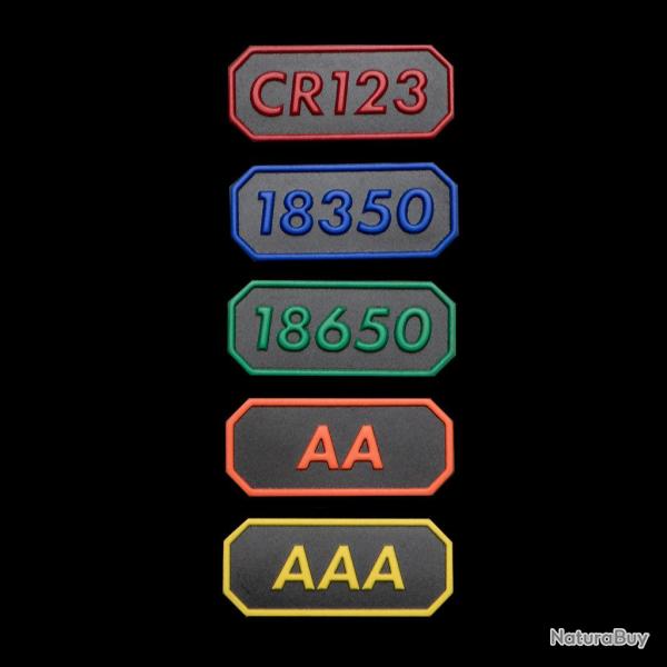Thyrm Battery Patches - Noir