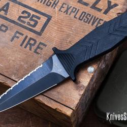 Couteau Maraudeur G10 Avec Serration Et Etui Kydex