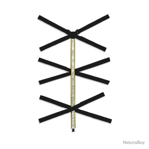 Spencer Ecs-Straps Sangle Araignee 12 Points Normes Ce Noir