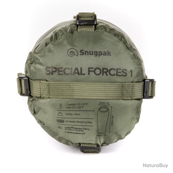 Special Forces Zip Baffle (Centre Zip) Olive Green - 20913000211Wgte
