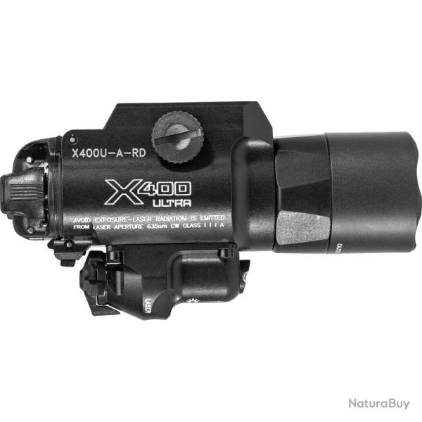 Lampe d'arme X400 Surefire 1000 lumens + Laser vert 505 nm