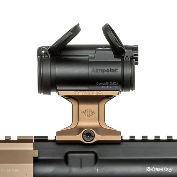 DOT Mount 1.93" Height for Holosun 509T - Black Reptilia