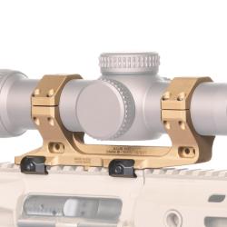 AUS 34mm Optic Mount 1.54" Height - FDE Anodized Reptilia