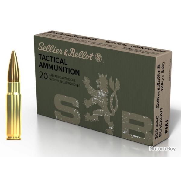 450 Munitions SELLIER & BELLOT 300BLACKOUT 147GR neuves