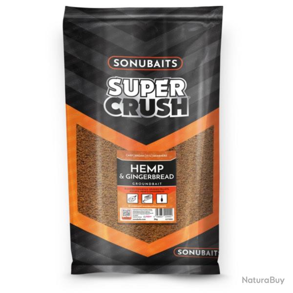 SONUBAITS GROUNDBAITS HEMP & GINGERBREAD 2KG SONUBAITS