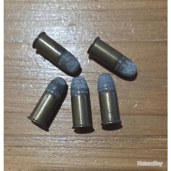 5 CARTOUCHES DE COLLECTION. 380 PERCUSSION CENTRALE