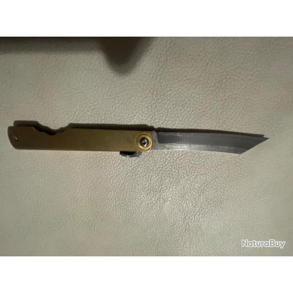 higonokami Manche laiton