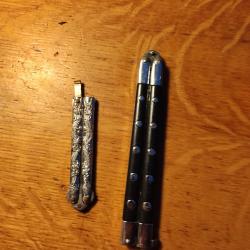 Lot de 2 couteaux papillon