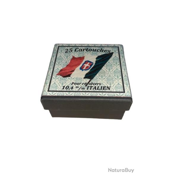 10,4 mm Italien ou 10,4mm Ordinanza Italiana: Reproduction boite cartouches (vide) HB 14818058