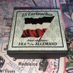 10,6 mm 1879 Allemand (Houllier & Blanchard): Reproduction boite munitions (vide) HB 14818095
