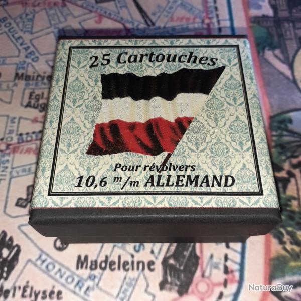 10,6 mm 1879 Allemand (Houllier & Blanchard): Reproduction boite munitions (vide) HB 14818095