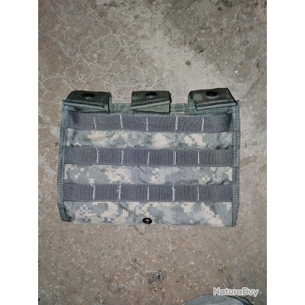 Porte-chargeurs triple pour chargeurs de M14 pochette �tui US Army camouflage ArPat