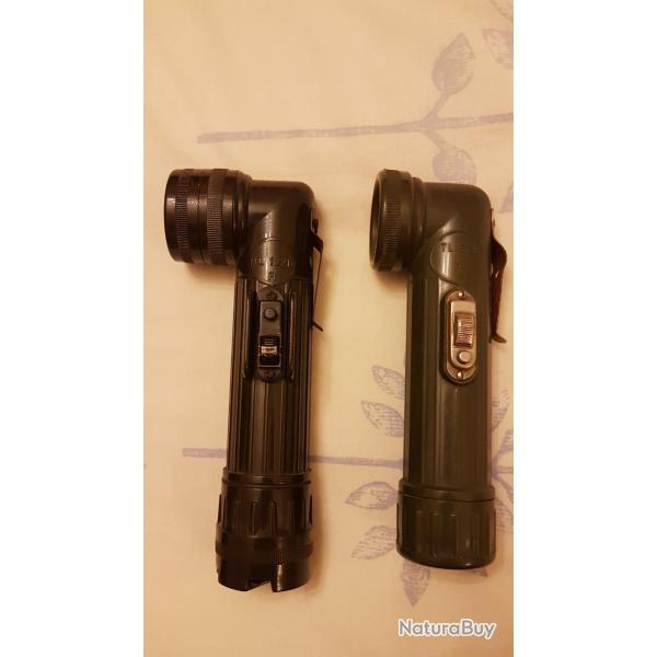 Deux lampes de poche militaire Fran�aise