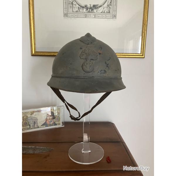 Casque Adrian mod 15 infanterie - ww1 - militaria