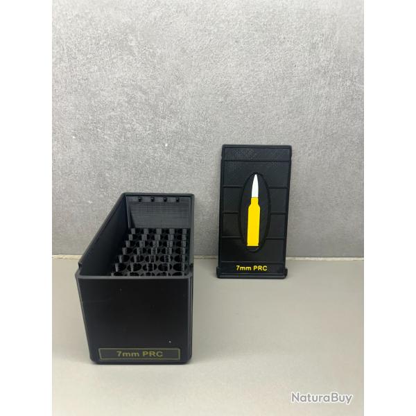 Bo�te de rangement 7mm PMC - Fait main - Noir