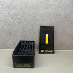 Bo&icirc;te de rangement .357 MAG - Fait main - Noir
