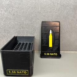 Bo&icirc;te de rangement 5.56 NATO - Fait main - Noir
