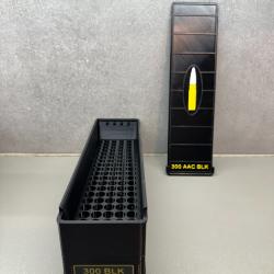 Bo&icirc;te de rangement .300 acc blk- Fait main - Noir