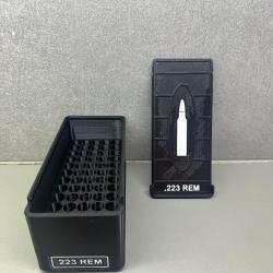 Bo&icirc;te de rangement .223 REM - Fait main - Noir