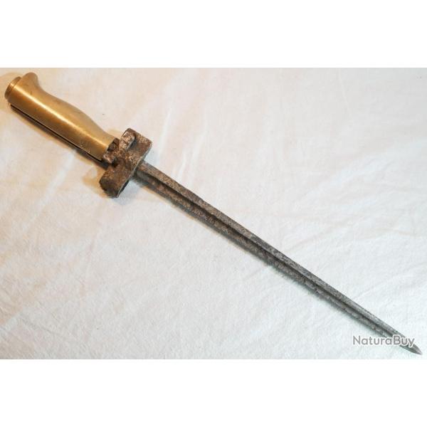 Ba�onnette Rosalie Lebel cruciforme transform�e en couteau de tranch�e SF REF SDC26BAI014